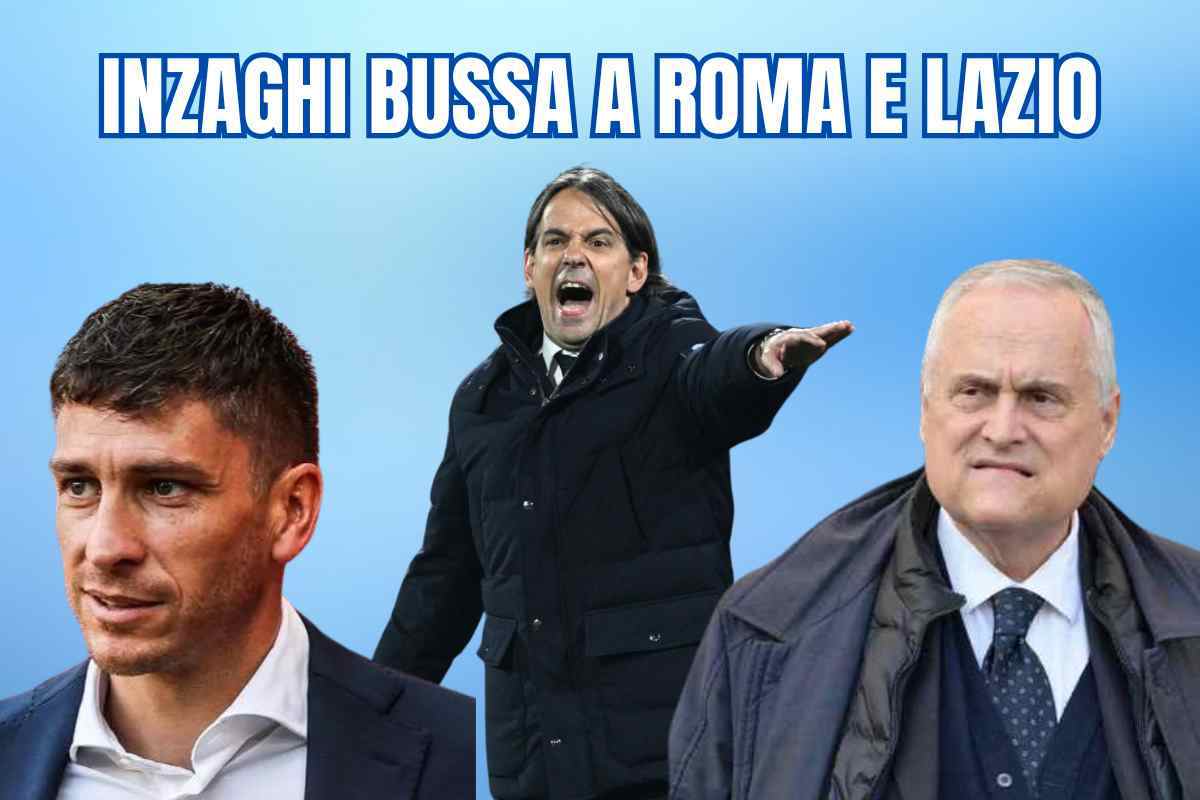 Simone Inzaghi bussa alla porta di Roma e Lazio: offerte shock