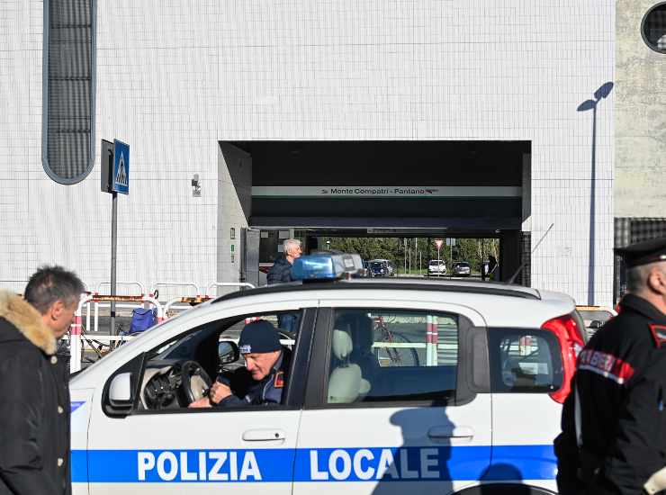 La polizia locale in azione