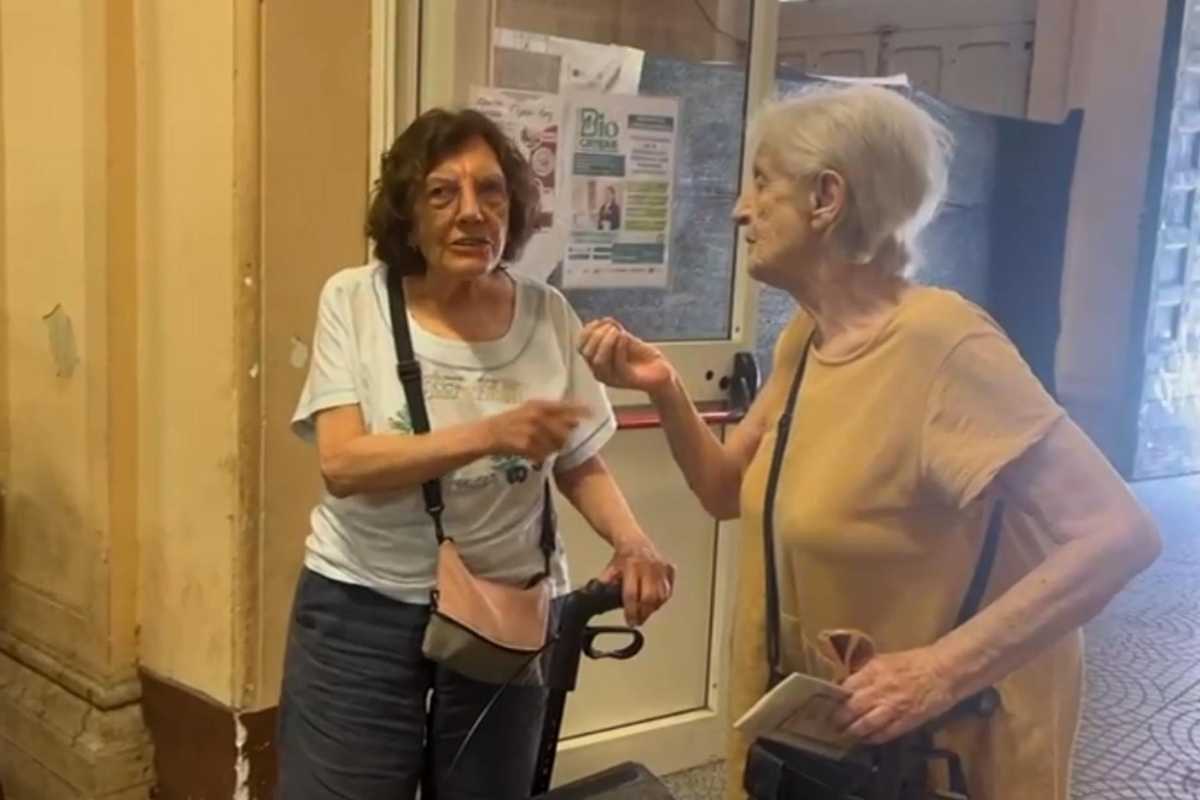 Anziani al voto a Roma