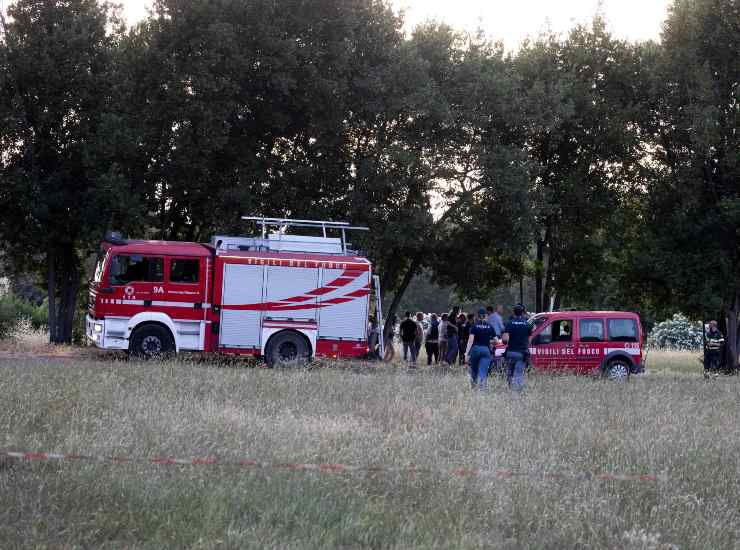 Il luogo del ritrovamento dei corpi