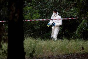 A Villa Pamphili la polizia in azione
