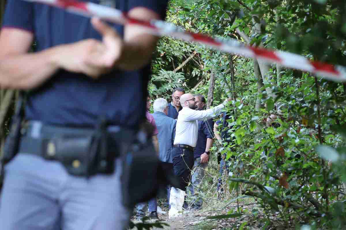 Il luogo del ritrovamento dei cadaveri